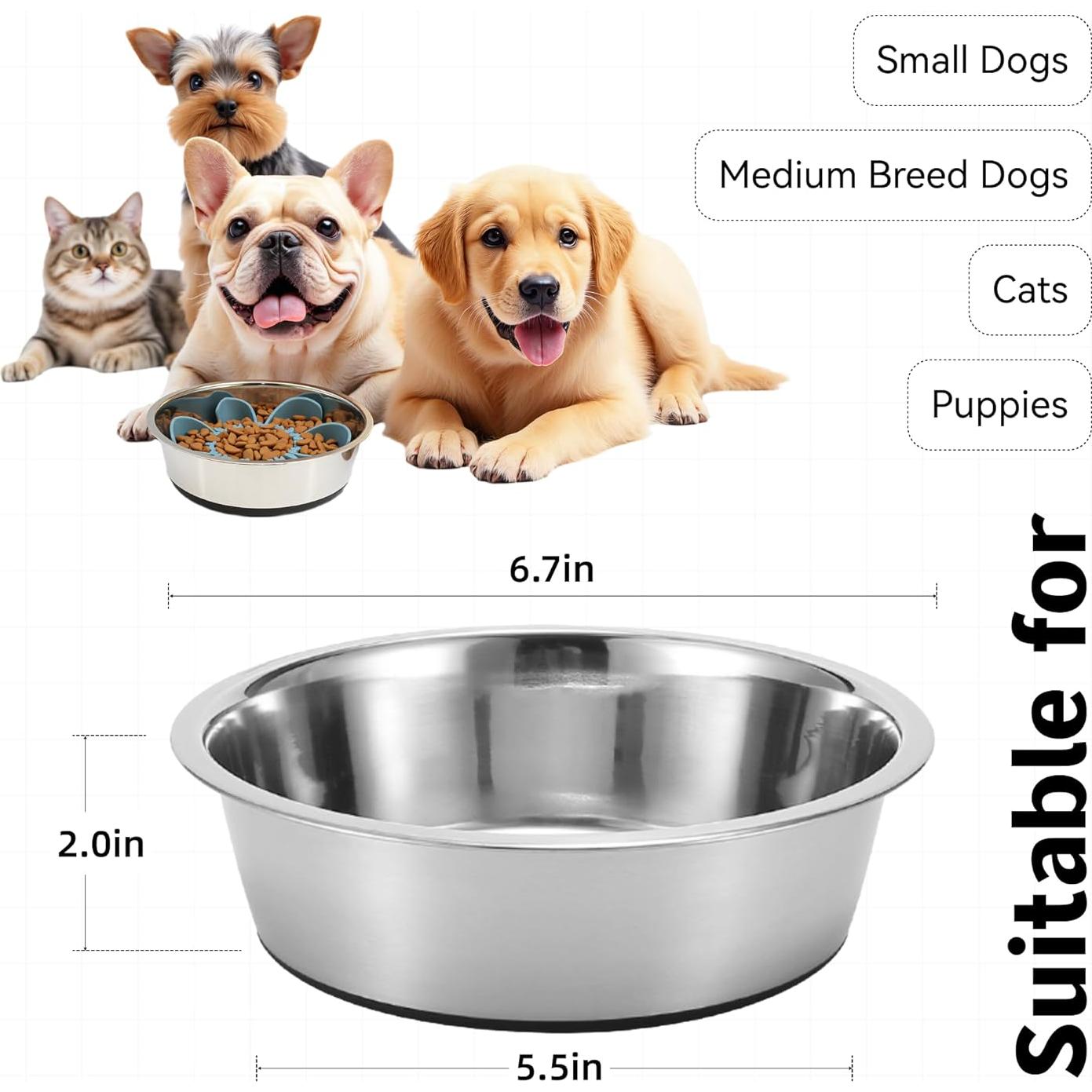 Cuenco para Perros 2 en 1 Goo Thing con Base Antideslizante