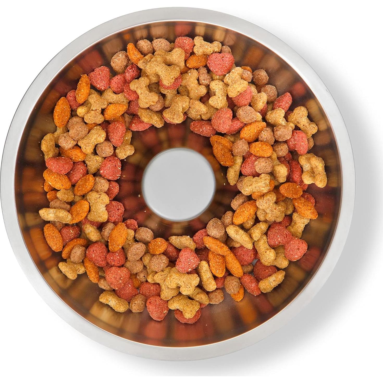 Tazón de Alimentación Lenta Kiba Ozark 64oz Acero Inoxidable