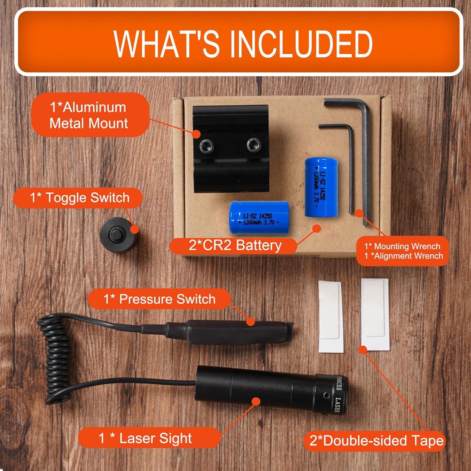Mirilla Láser Verde SZWRSKJ SQ-018G para Pistola de Sal
