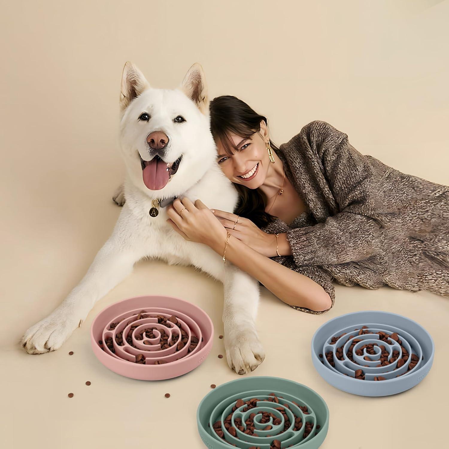 Cuenco para Perros Coomazy de Silicona Antideslizante 21cm