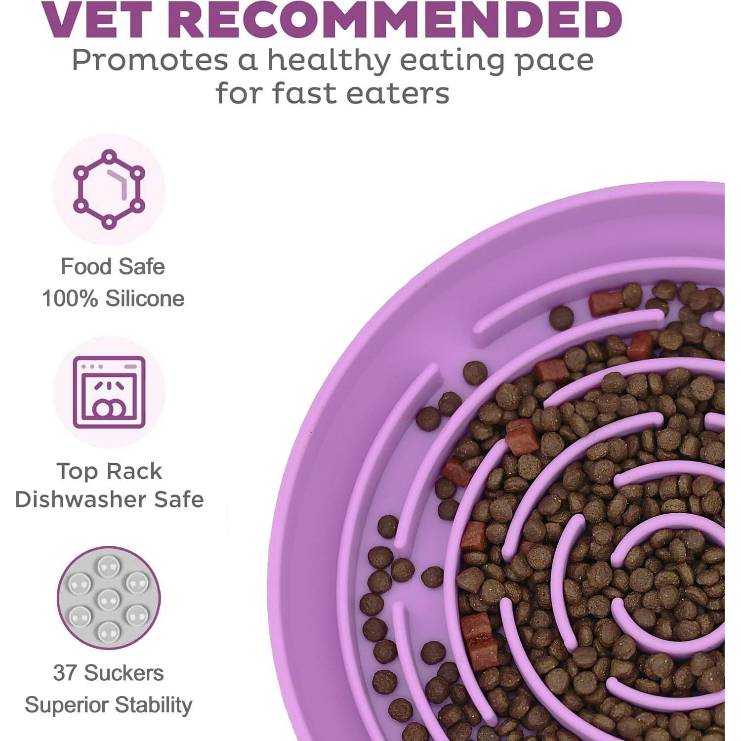 Cuenco de Alimentación Lento Azyh para Perros y Gatos 20cm