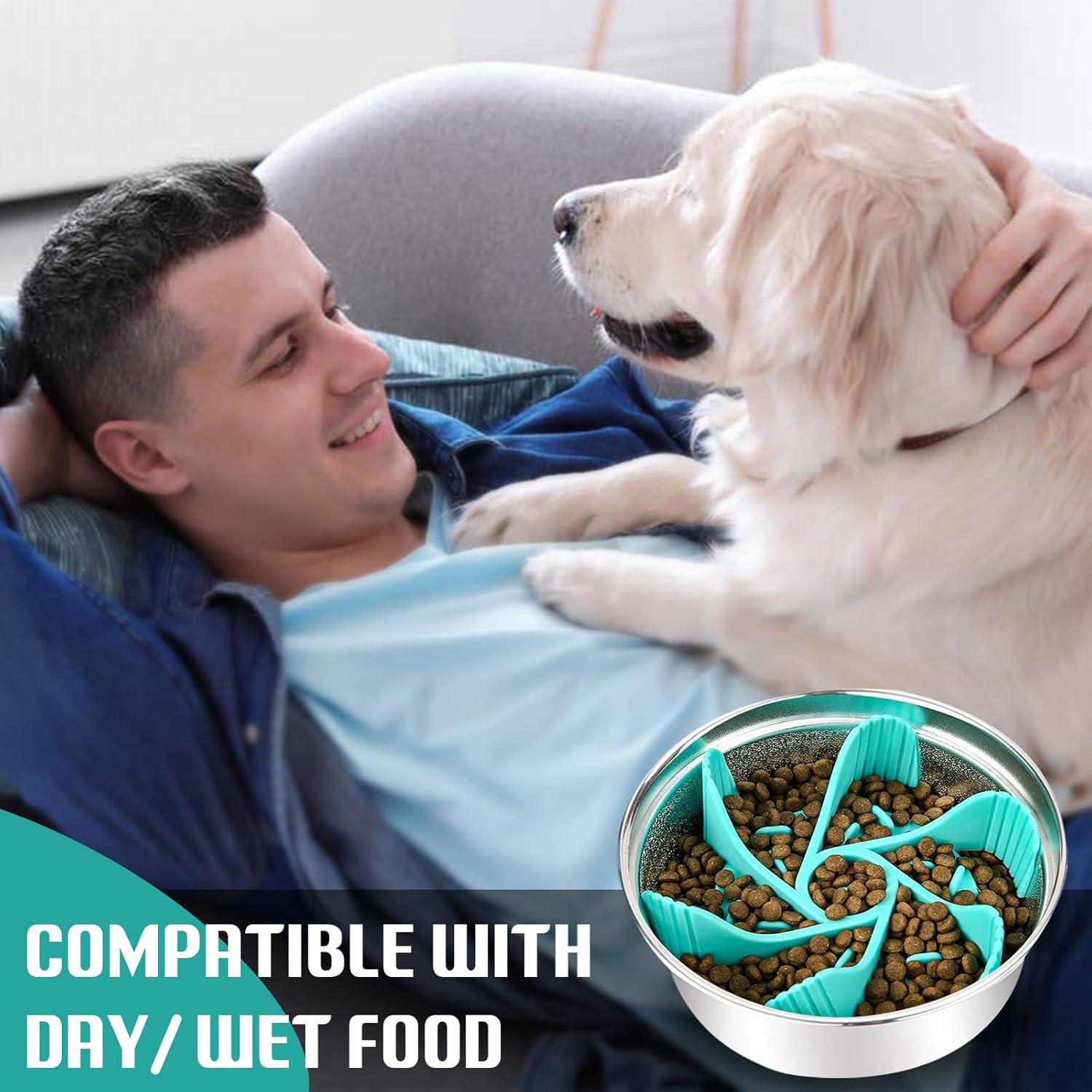 Inserto de Alimentación Lenta para Perros MooonGem 2 Pcs