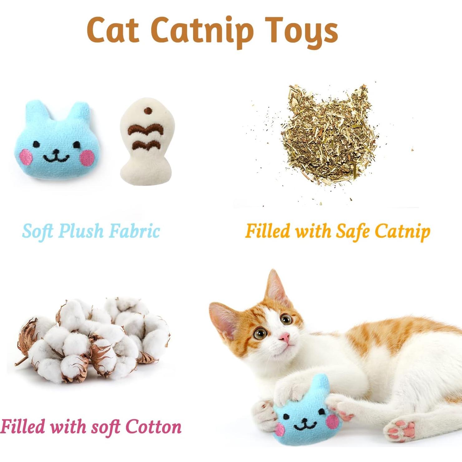 Paquete de 26 Juguetes para Gatos PietyPet - Varitas, Pelotas y Más