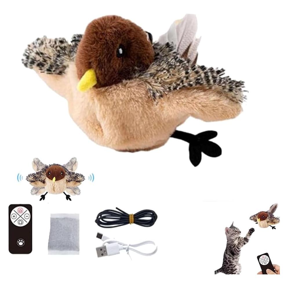 Juguete para Gato HYCIM Pájaro Interactivo Recargable 14cm