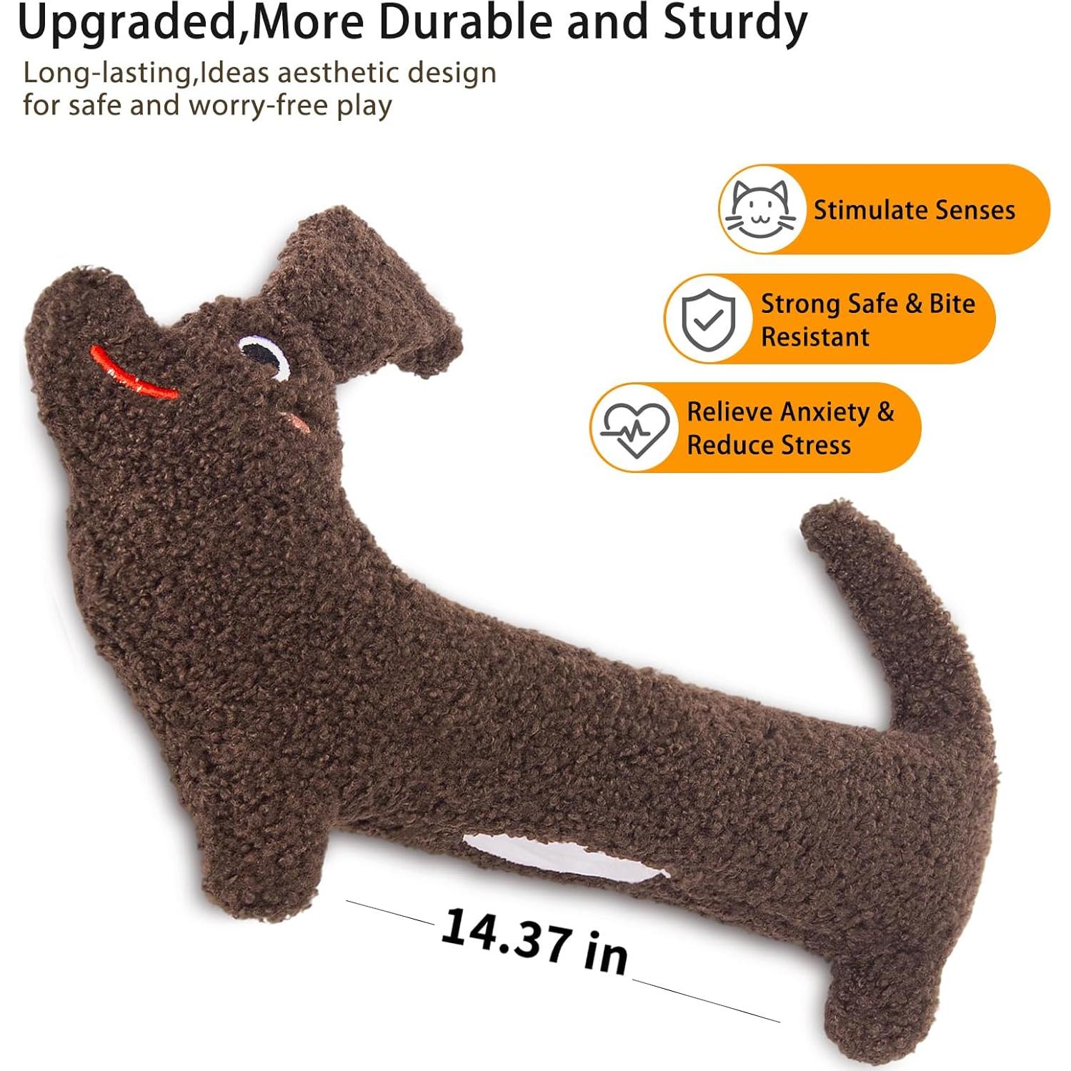 Juguete para Gatos ETEKYER Rellenable con Hierba Gatera 38 cm