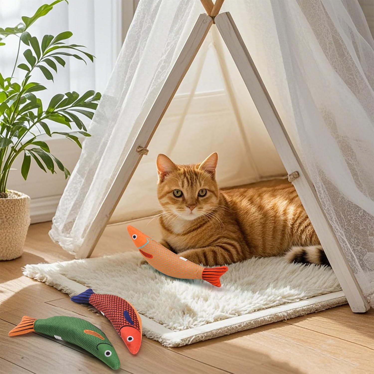 Juguetes para Gatos AUSCAT con Hierba Gatera - 3 Piezas