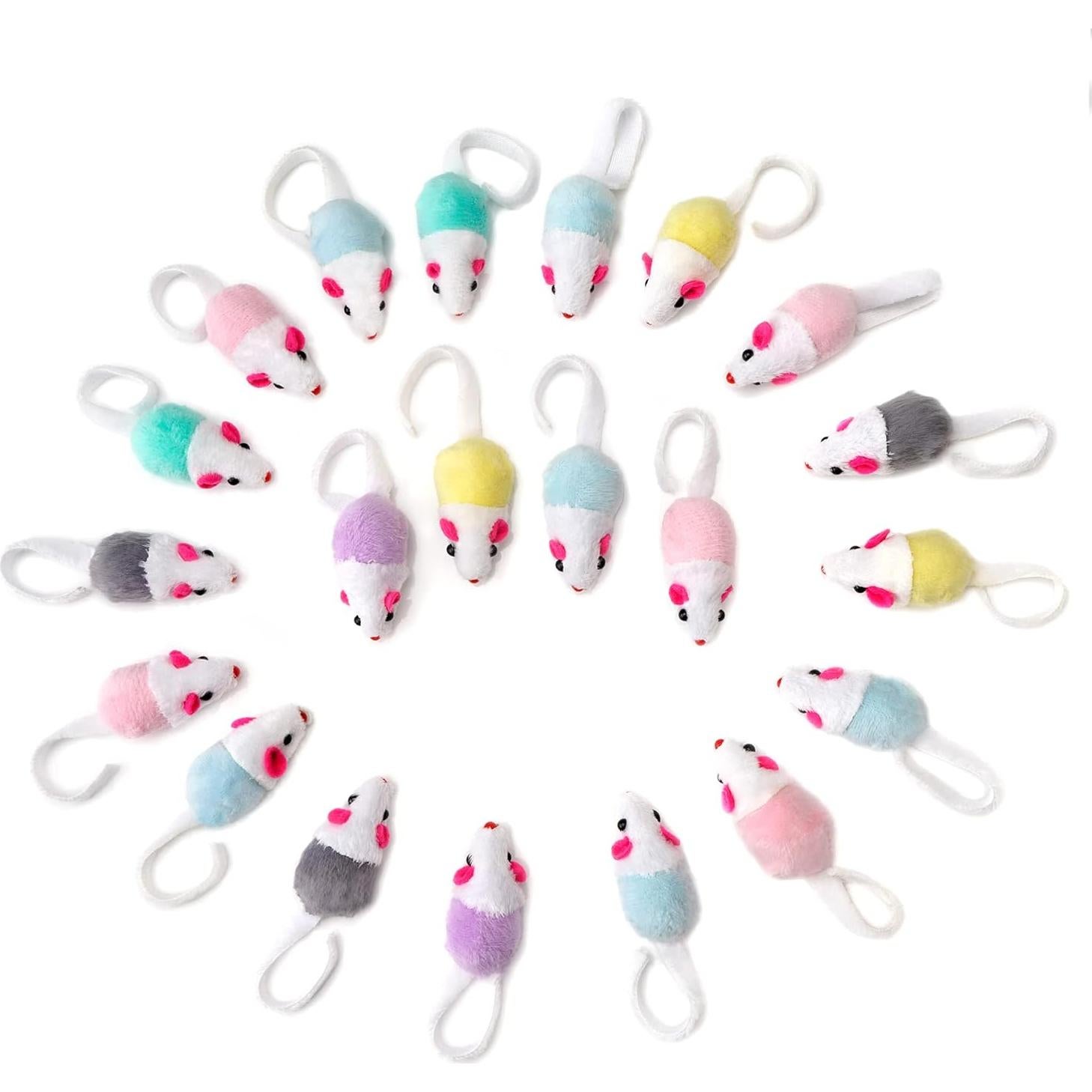 CHIWAWA Paquete de 36 Juguetes Interactivos para Gatos 4.5cm