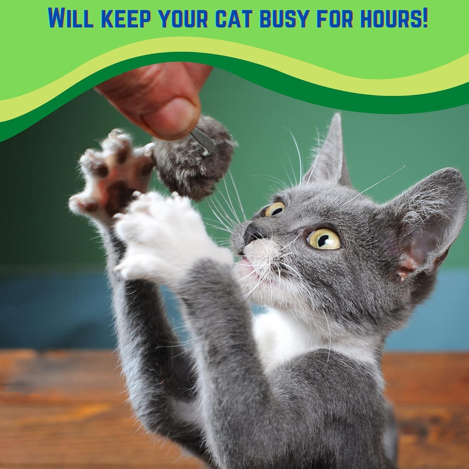 Juguete para Gato Ratones de Piel de Conejo Smokey's Stash 12 Pzas