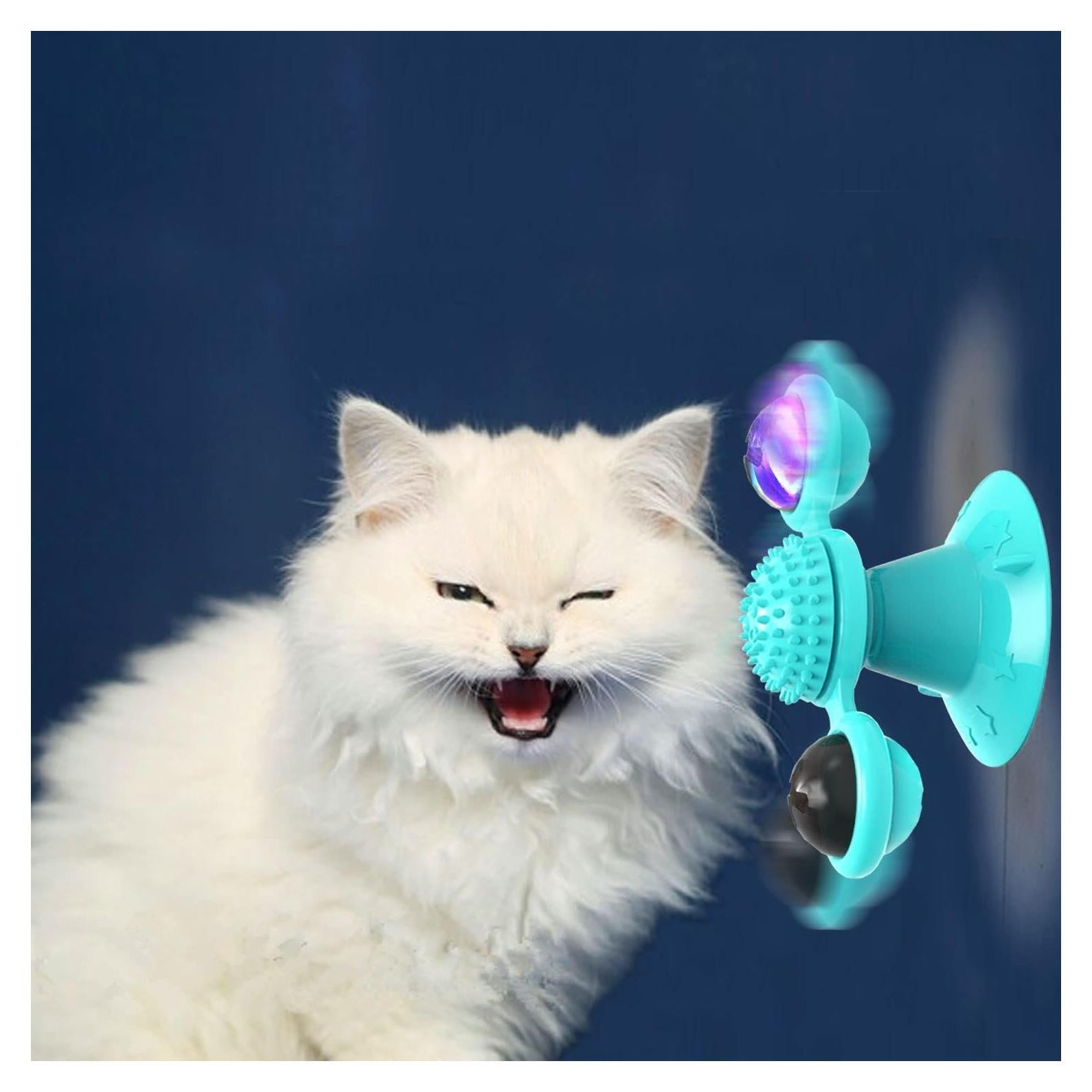 Juguete Interactivo para Gatos GBSYU con Hierba Gatera y LED