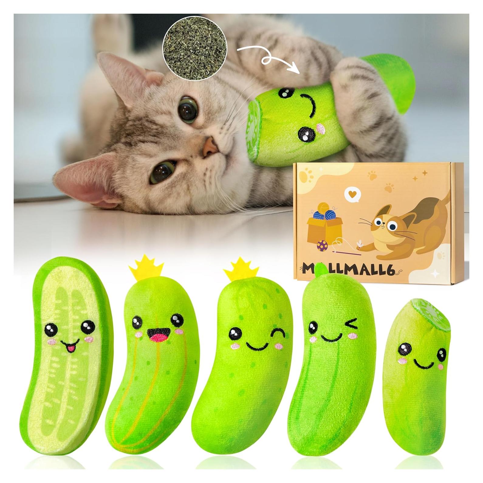 Juguetes para Gatos MALLMALL6 - 5 Piezas de Hierba Gatera