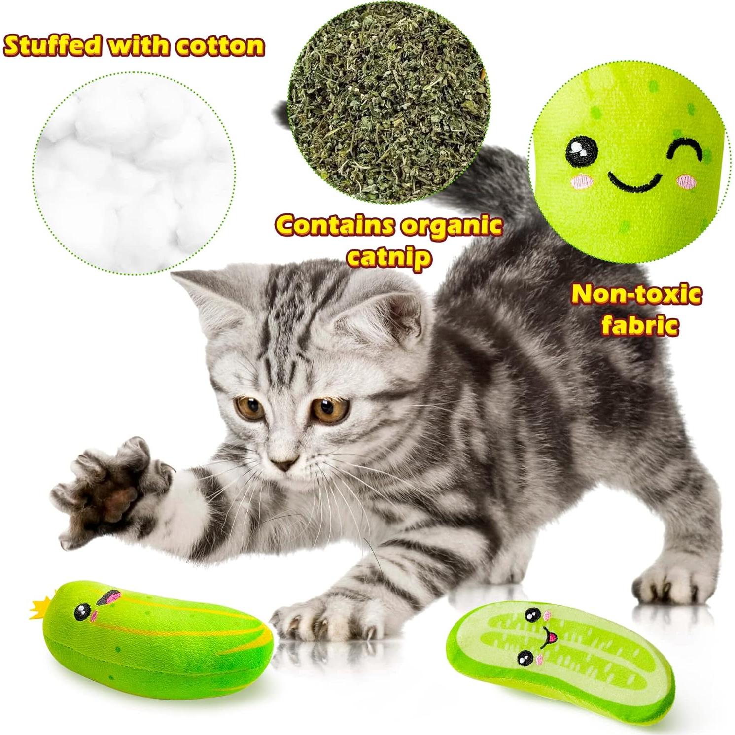 Juguetes para Gatos MALLMALL6 - 5 Piezas de Hierba Gatera