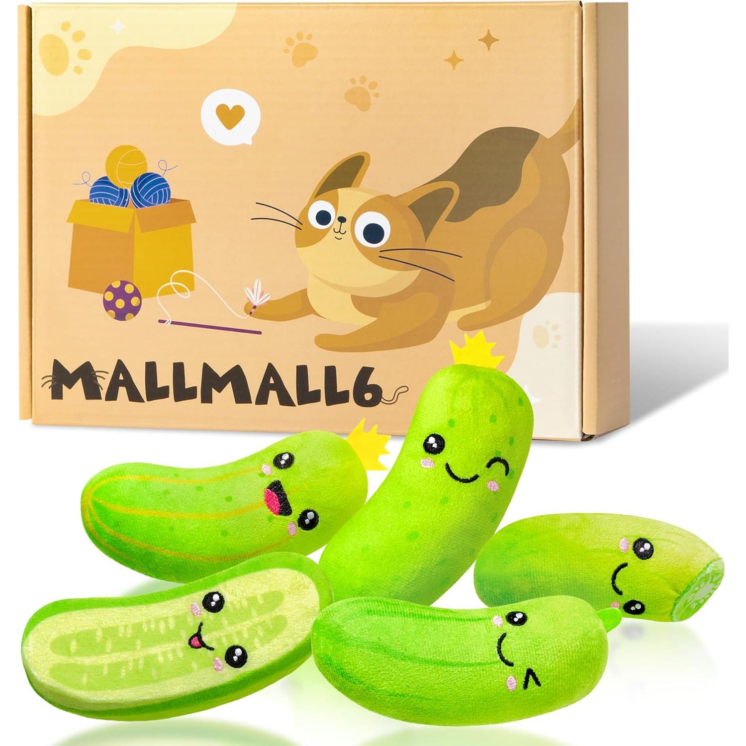 Juguetes para Gatos MALLMALL6 - 5 Piezas de Hierba Gatera