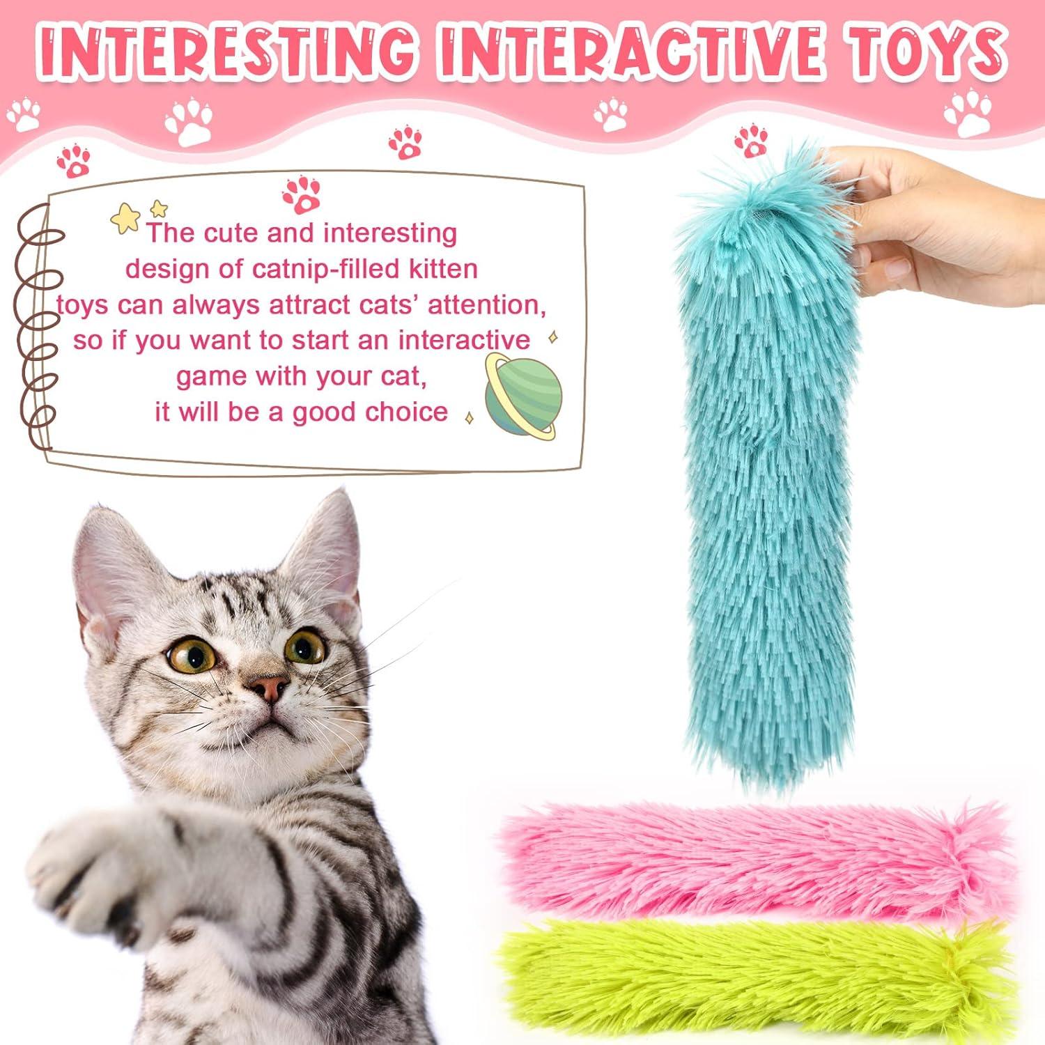 Juguete Interactivo para Gato Civaner 6 Pcs 27 cm con Hierba Gatera