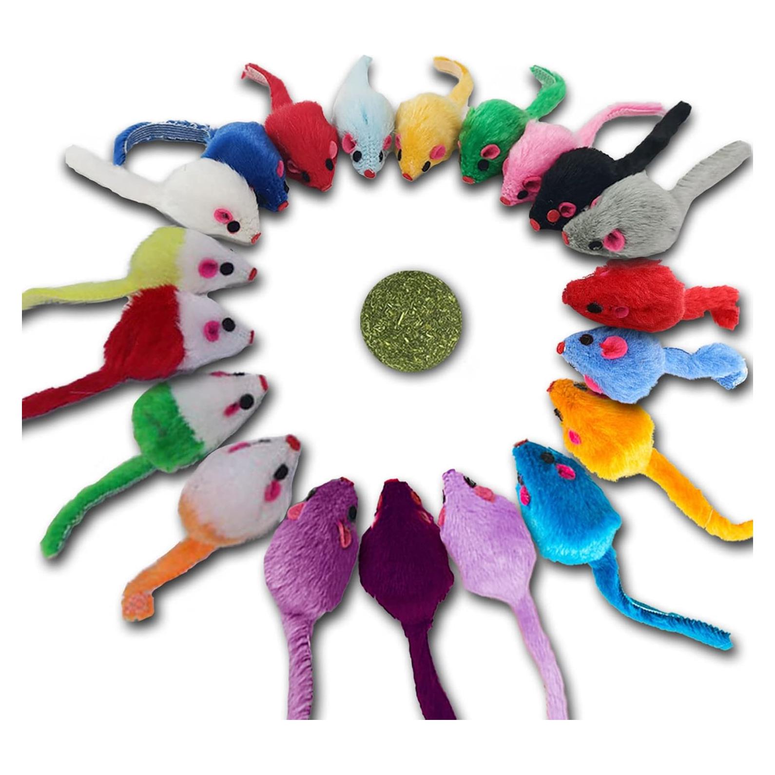 Juguete Interactivo para Gatos KAYUSITER - 21 Piezas Peludos