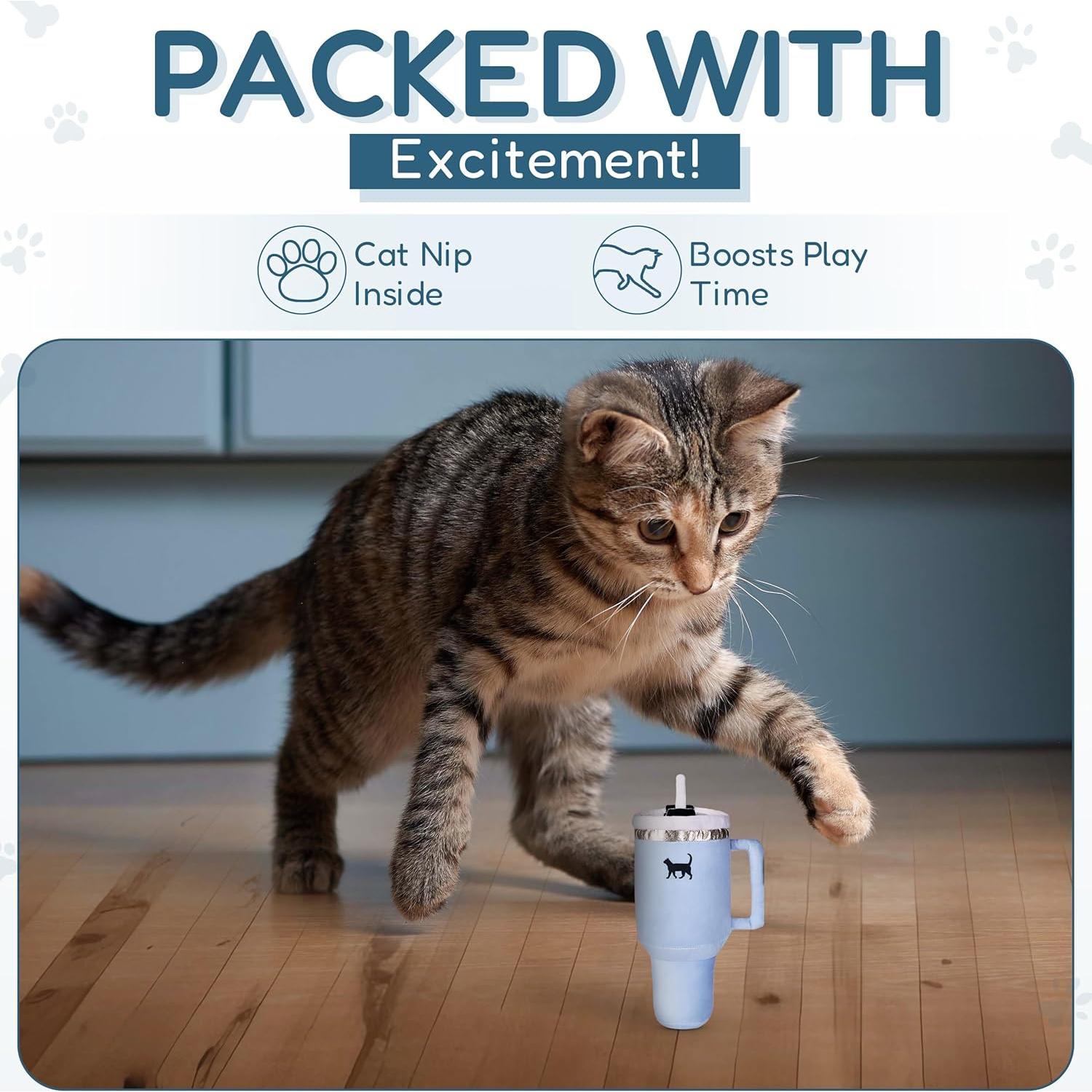 Juguete para Gato Kitty Cup Tumbler - Azul Chambray