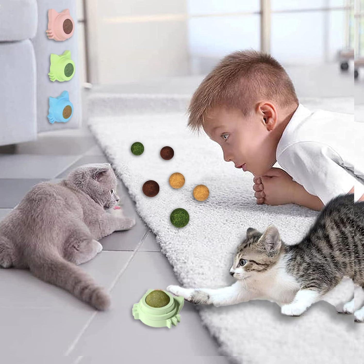 9PCS Juguetes para Gato GREMBEB con Hierba Gatera y Silvervine