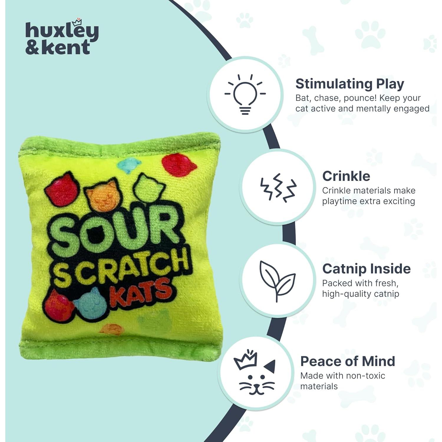 Juguete Interactivo para Gatos Huxley & Kent Sour Scratch Kats