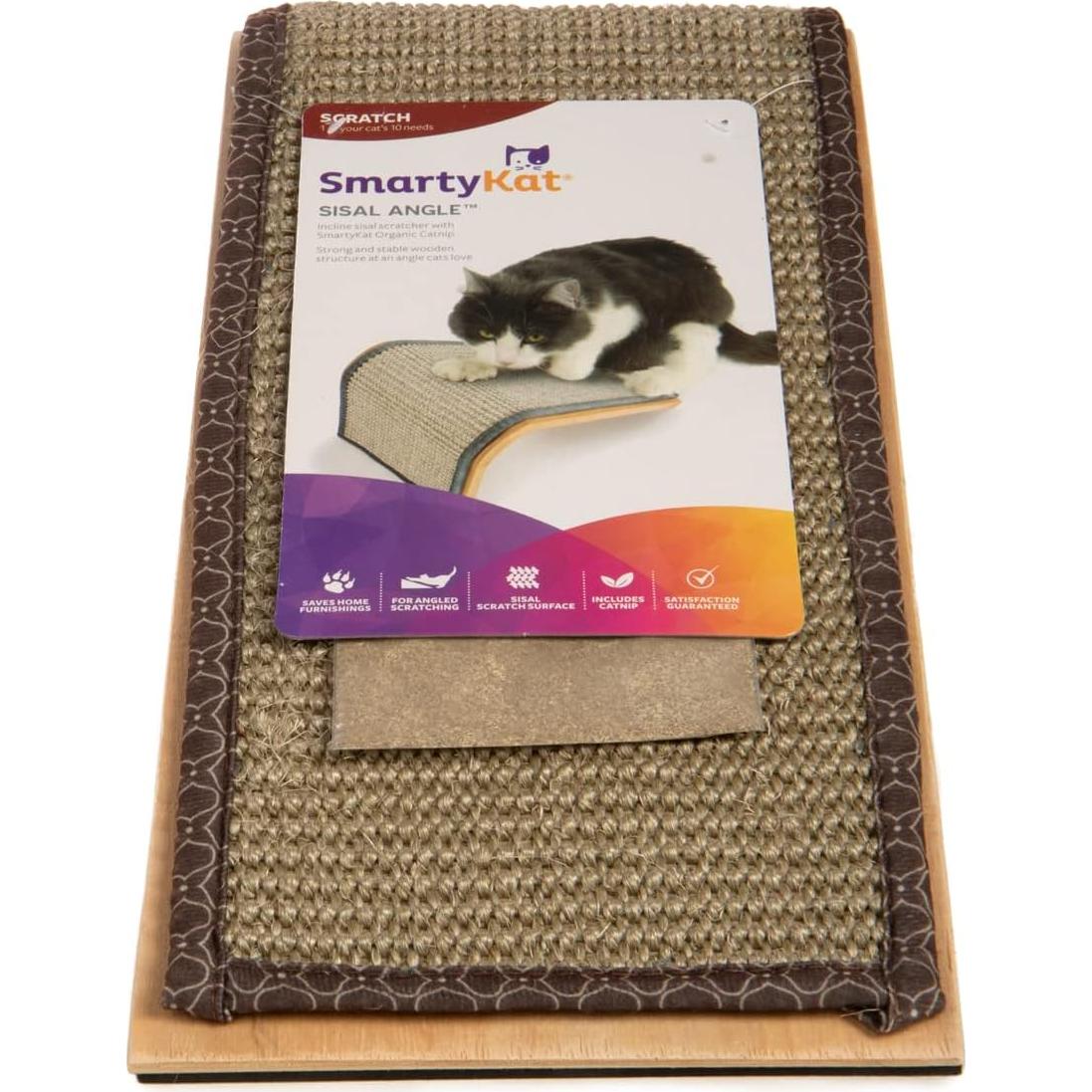 Rascador de Gato SmartyKat en Ángulo con Sisal y Madera