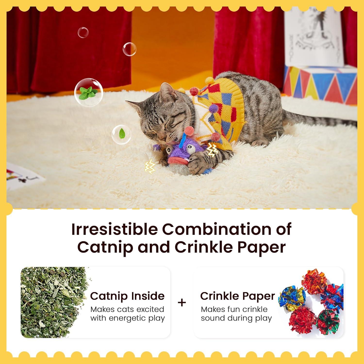 Juguete Interactivo para Gatos Potaroma Pez Aleteante 14 cm