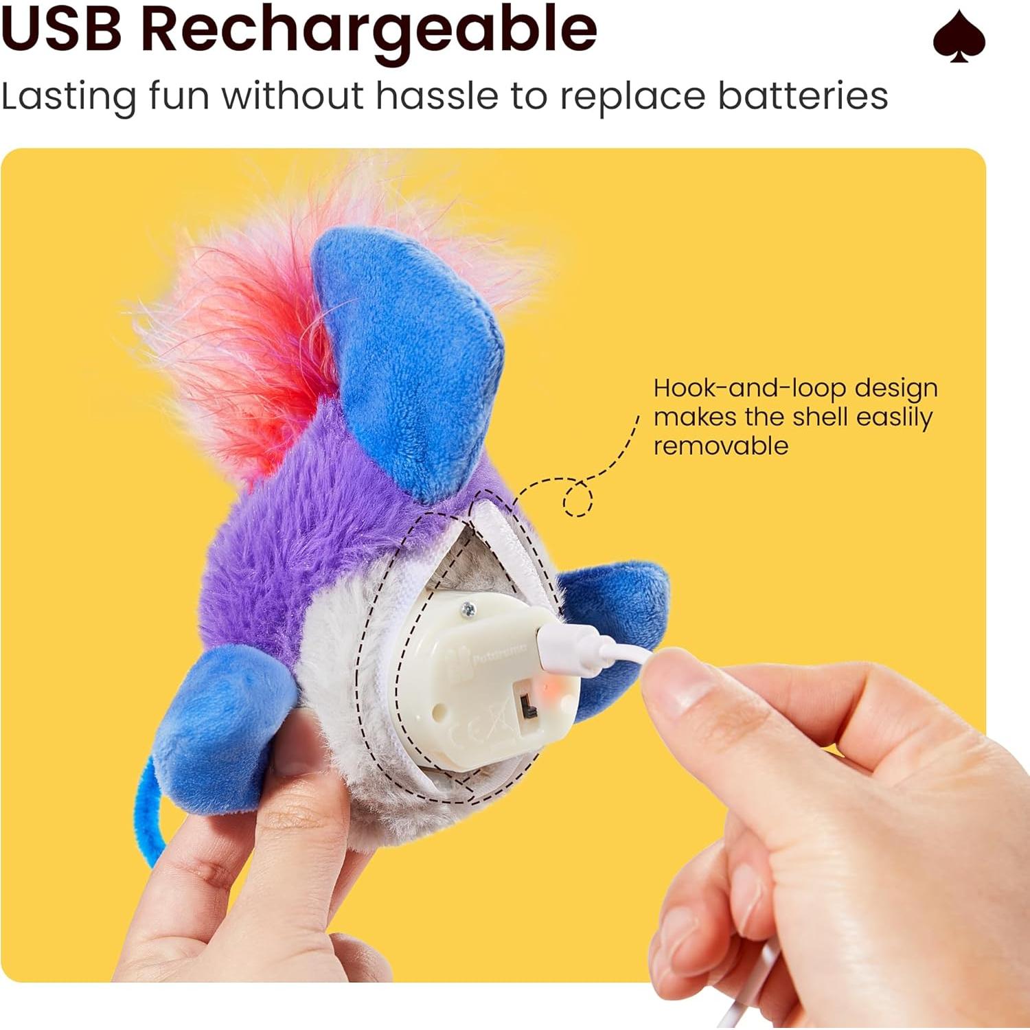 Juguete Interactivo para Gatos Potaroma Pez Aleteante 14 cm