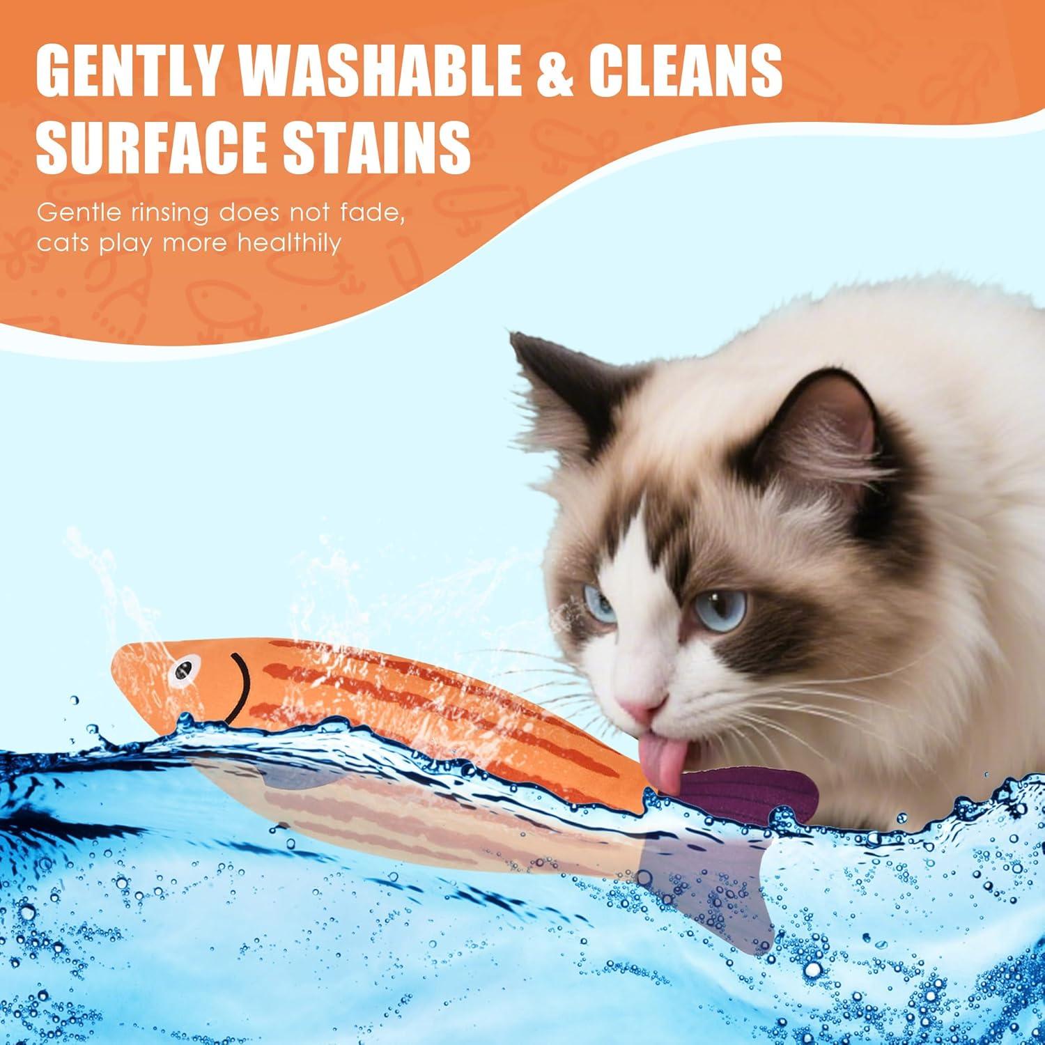 Juguetes Interactivos para Gatos PetPrana - 3 Paquete Sardina