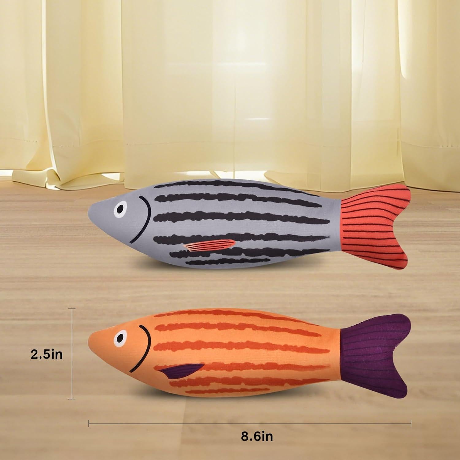 Juguetes Interactivos para Gatos PetPrana - 3 Paquete Sardina