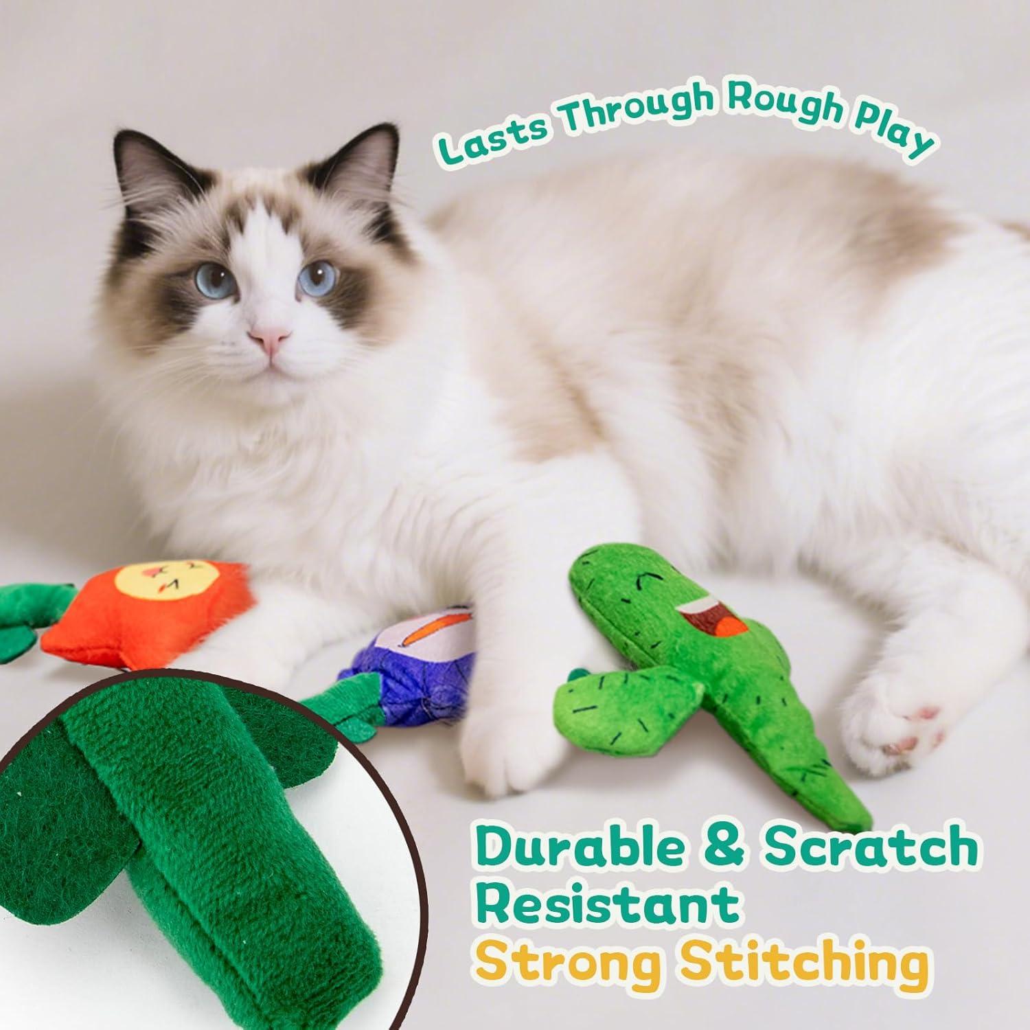 Juguetes para Gatos Lilfrd - Kit de 3 con Hierba Gatera