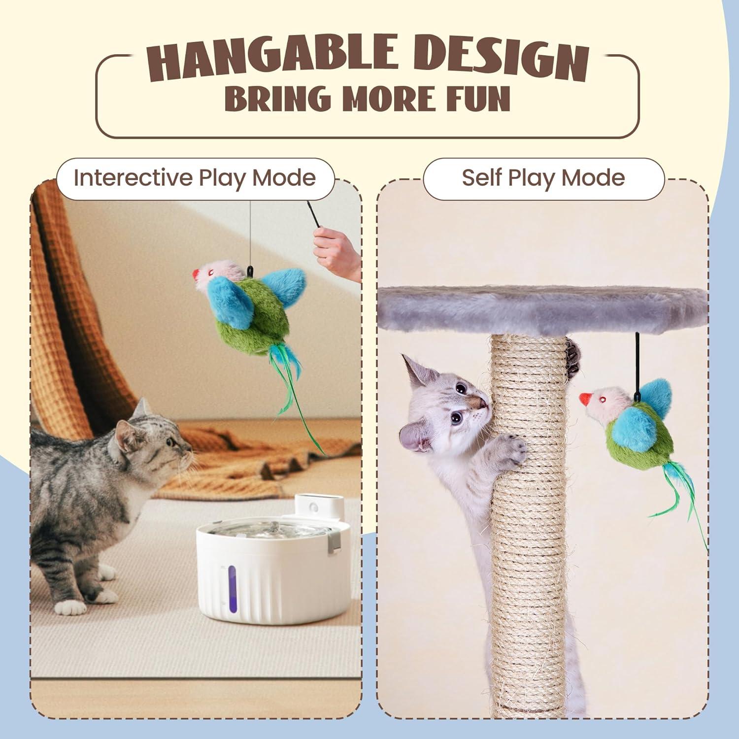 Juguete Interactivo para Gatos Pawsible CT-Bird Verde