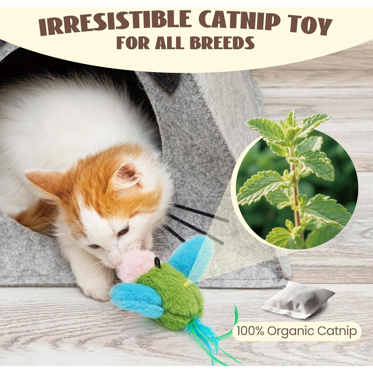 Juguete Interactivo para Gatos Pawsible CT-Bird Verde