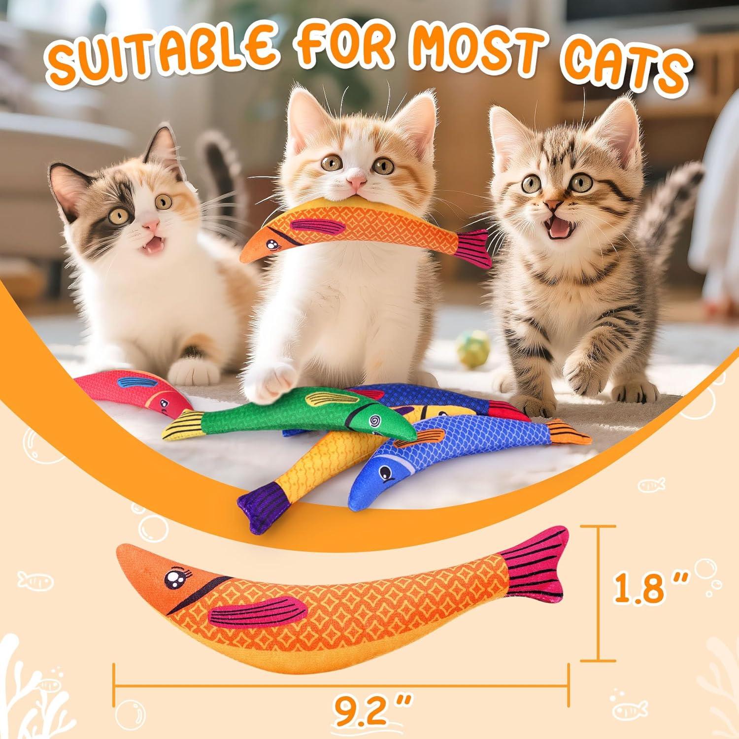 Juguetes Interactivos para Gatos PatsFran - 6 Piezas con Sonido
