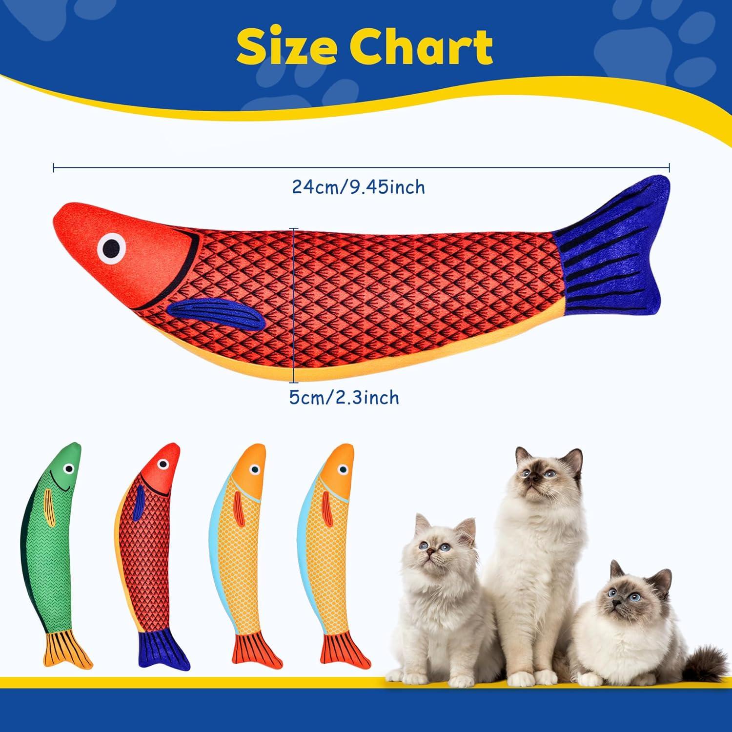 Juguetes Interactivos para Gatos PetPrana - 3 Piezas con Hierba Gatera