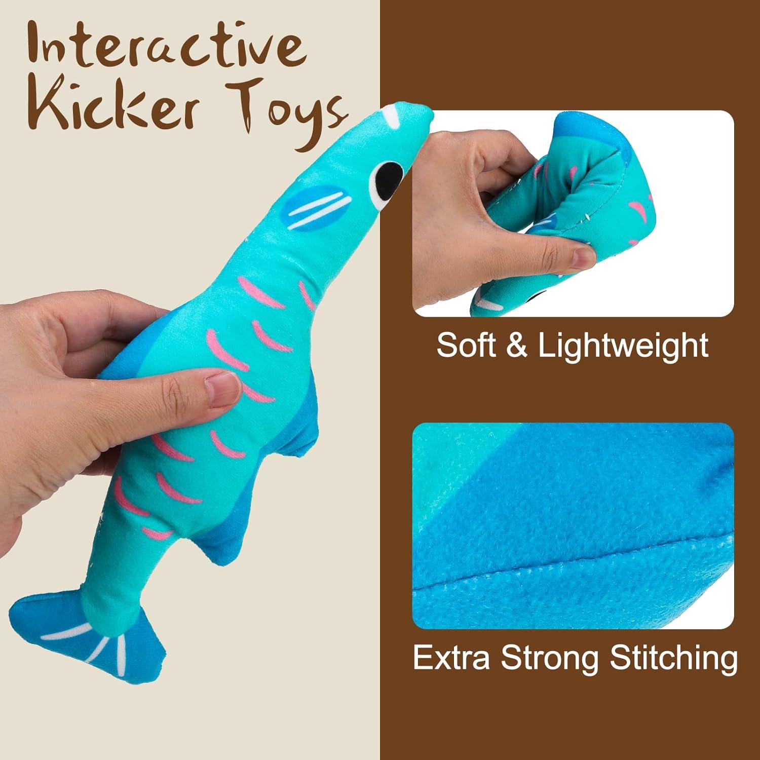 Juguetes para Gatos EXPAWLORER con Hierba Gatera - Set de 4 Piezas