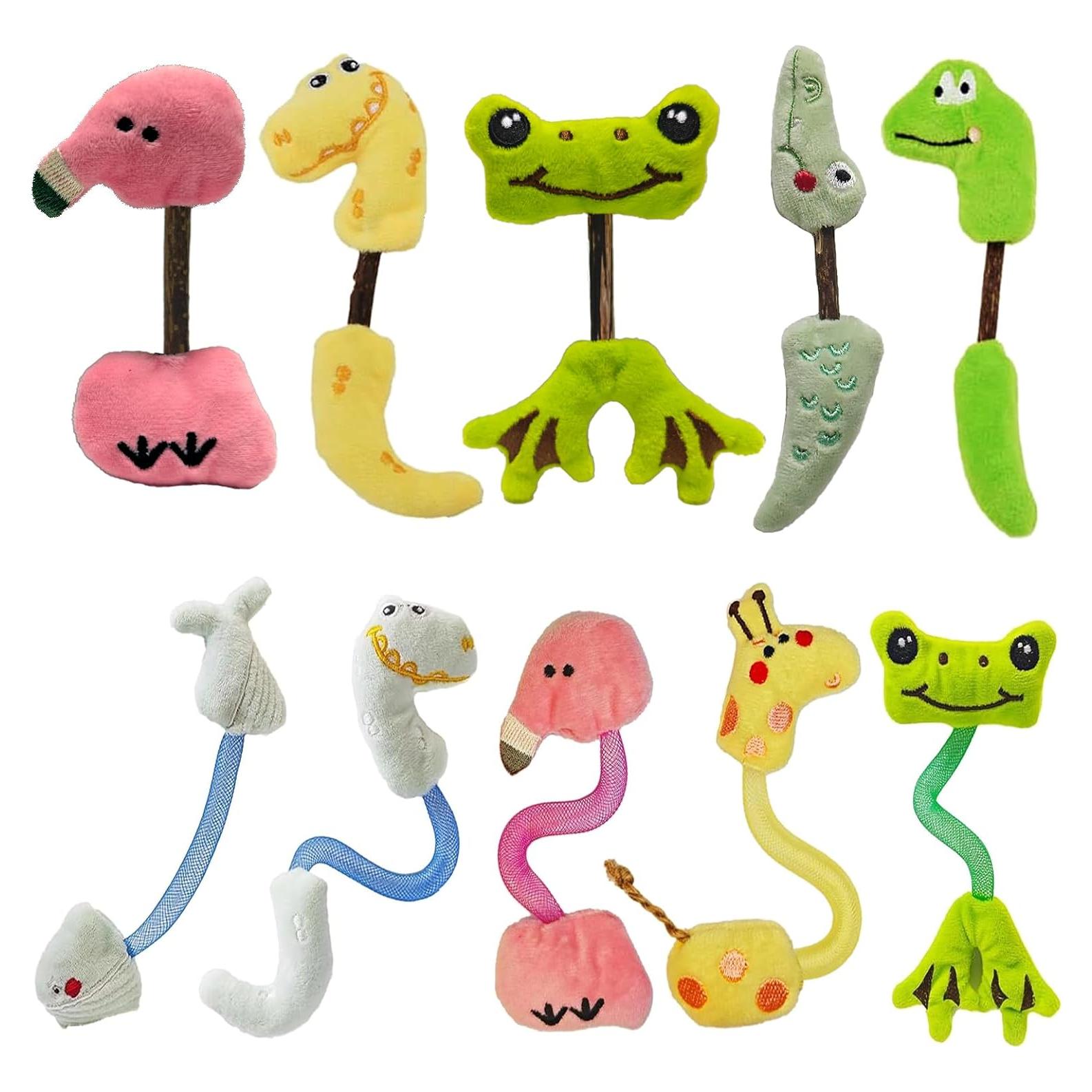 Juego de Juguetes Interactivos para Gatos uyiixoxo 10 Piezas