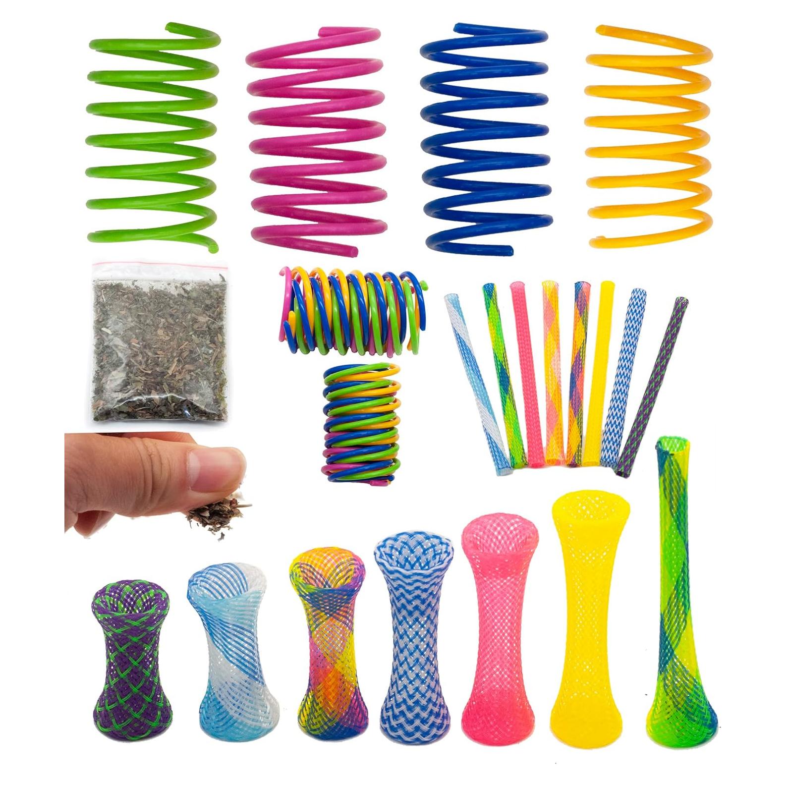 Set de Juguetes para Gato Charla de Moda 49PCS con Catnip