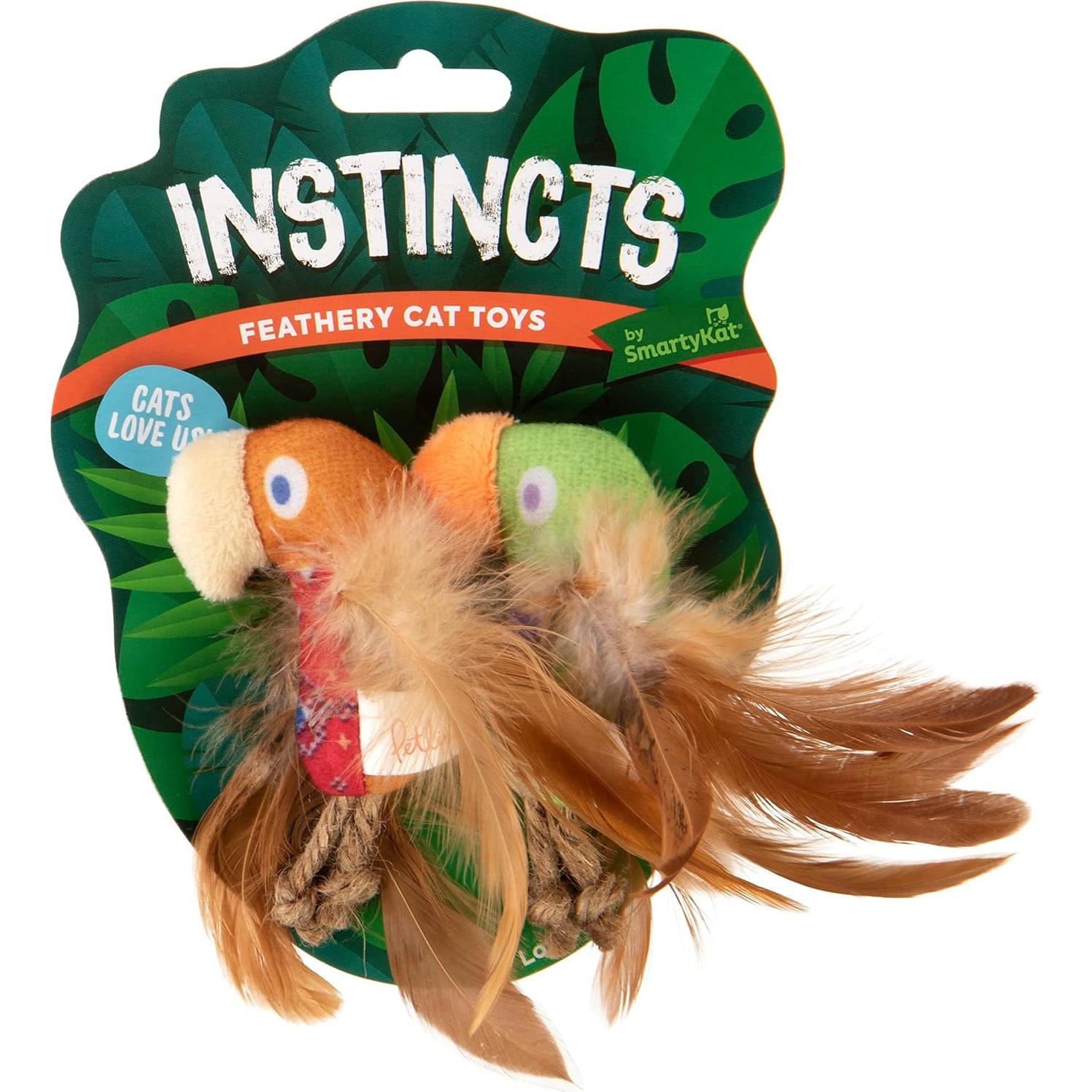 Juguetes para Gato SmartyKat Love Mates 2-Pack con Catnip