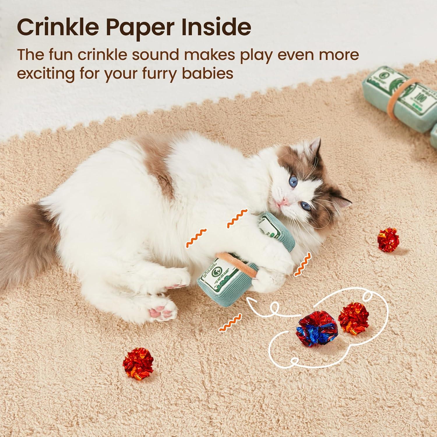 Juguete Interactivo para Gatos Potaroma 15.24 cm Catnip Sonido