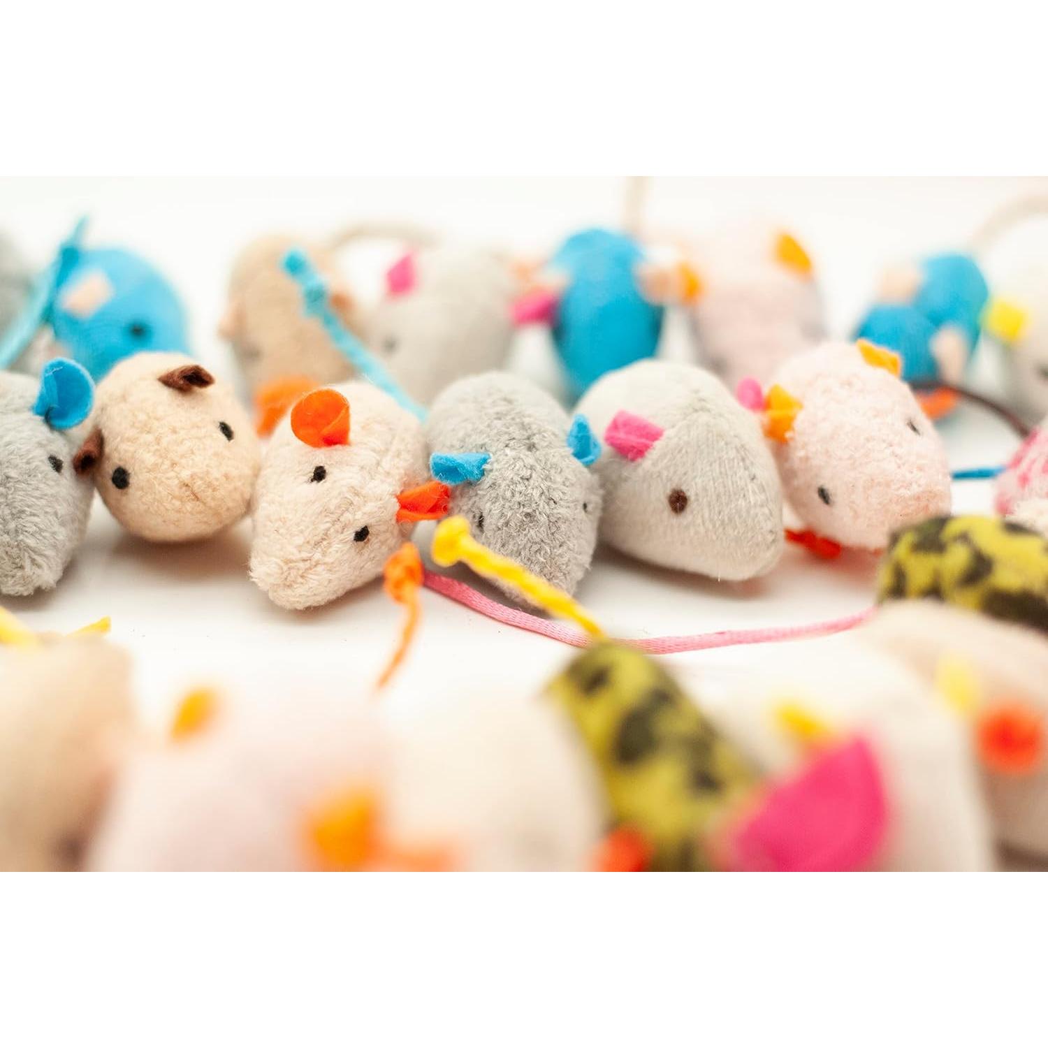 Juguetes para Gatos Fashion's Talk - 32 Ratones de Catnip