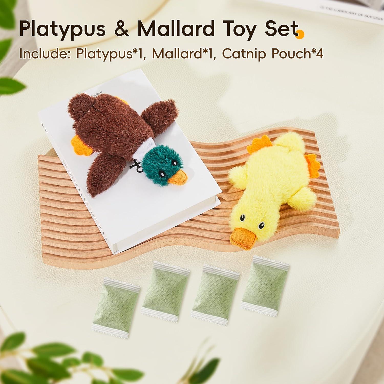 Juguetes para Gatos Potaroma con Catnip y Sonido Crujiente 2 Pcs