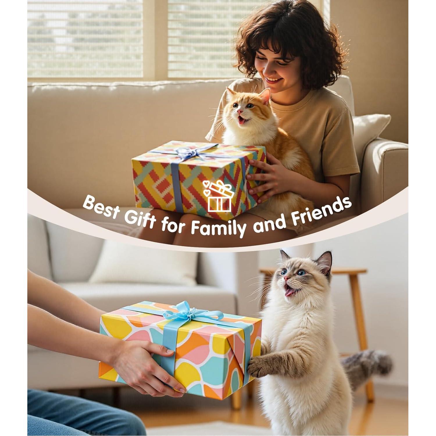 Juguetes Interactivos para Gatos PetBusy - Paquete de 3 con Catnip