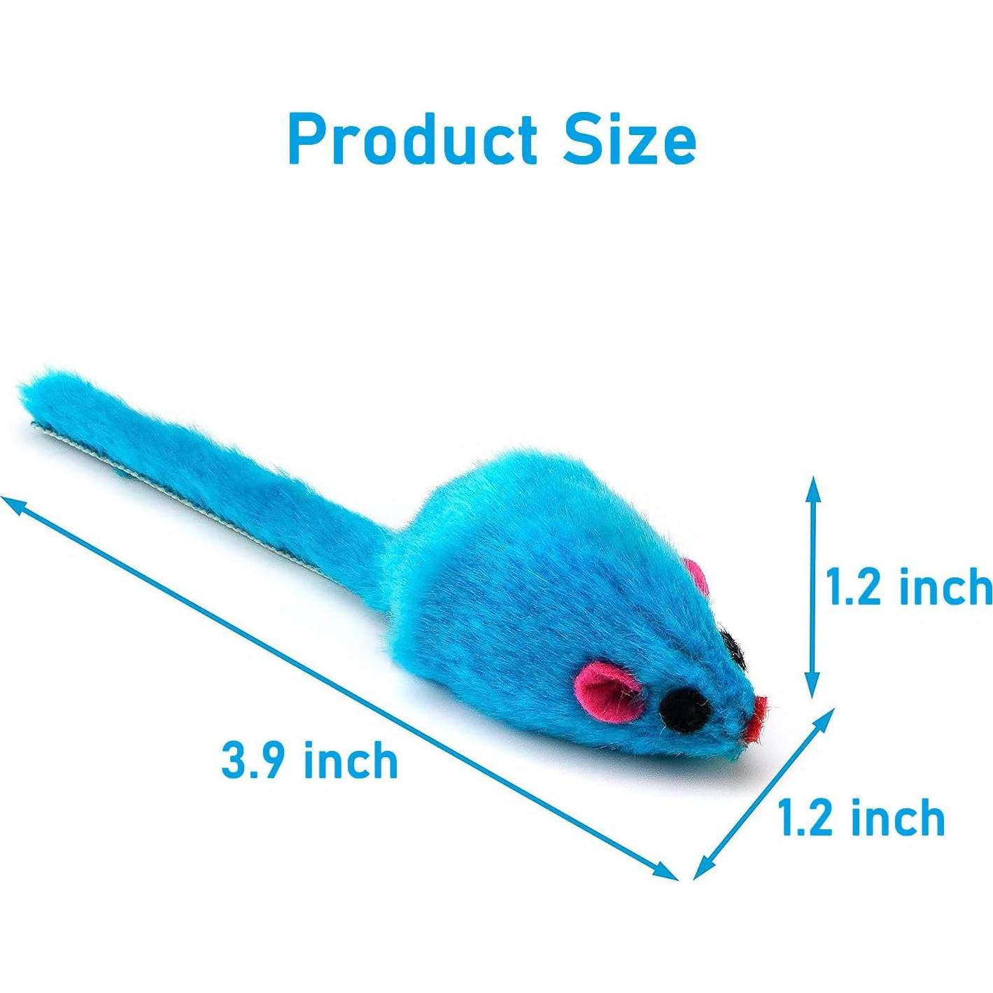 12 Juguetes de Ratón para Gatos Maiguangta - Catnip y Sonido