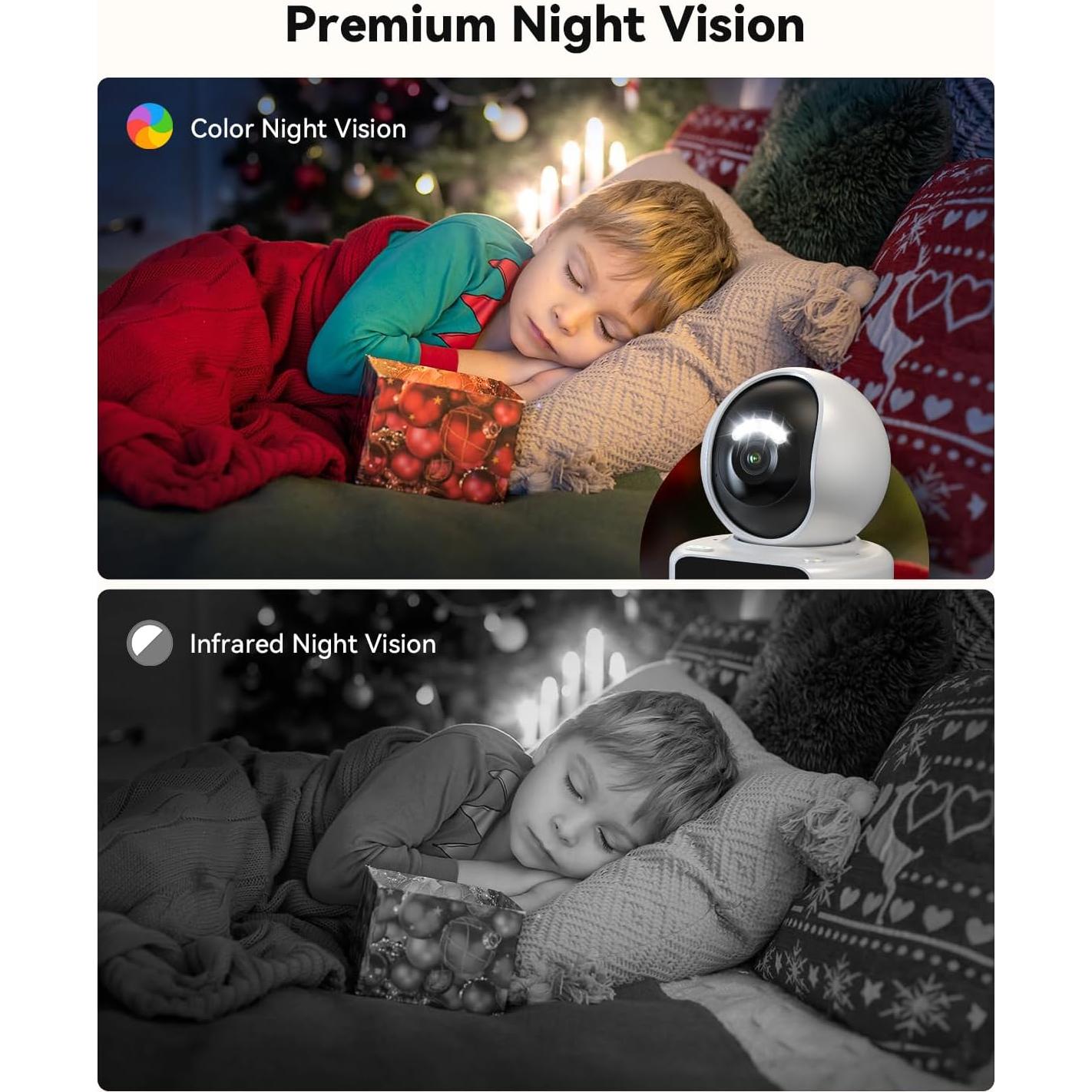 Cámara de Video TMEZON 1080P Inalámbrica para Mascotas