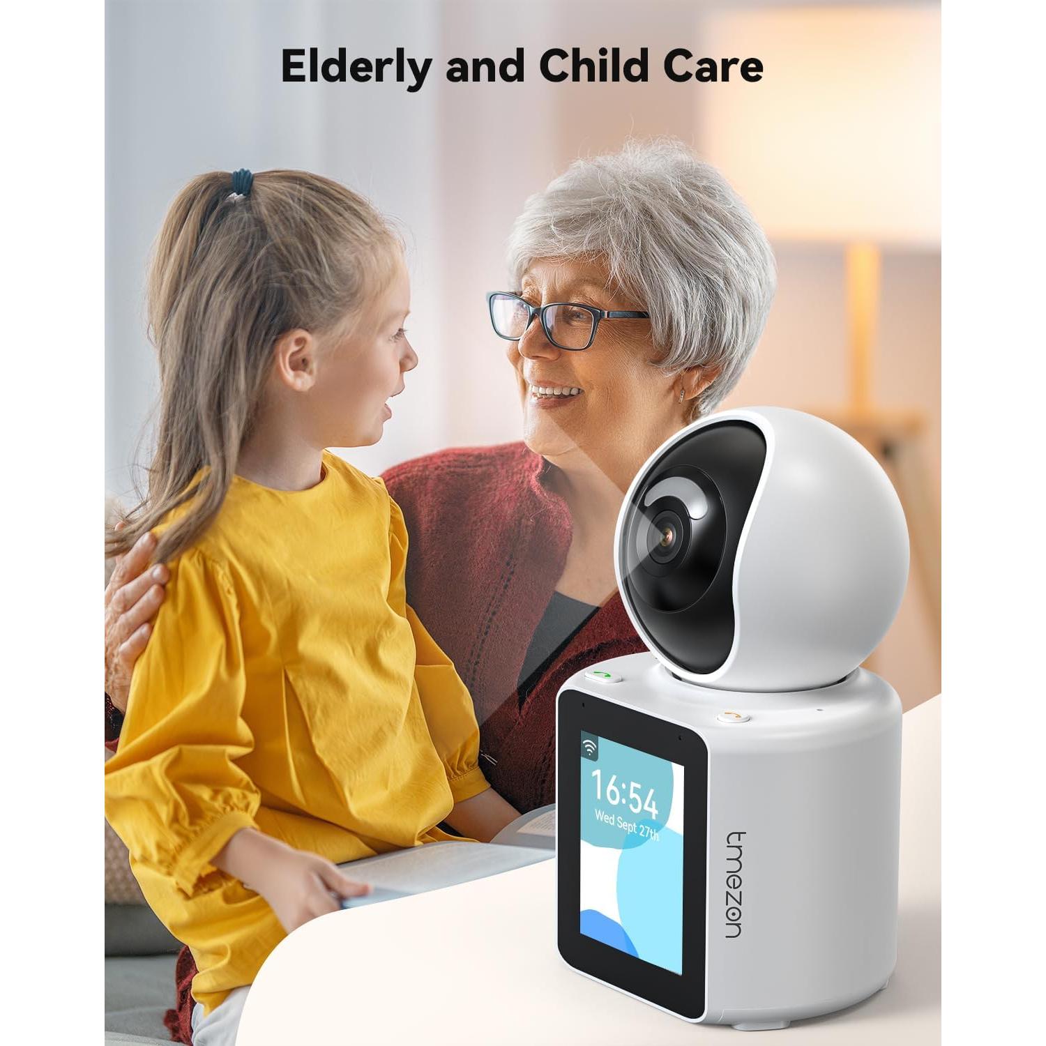 Cámara de Video TMEZON 1080P Inalámbrica para Mascotas