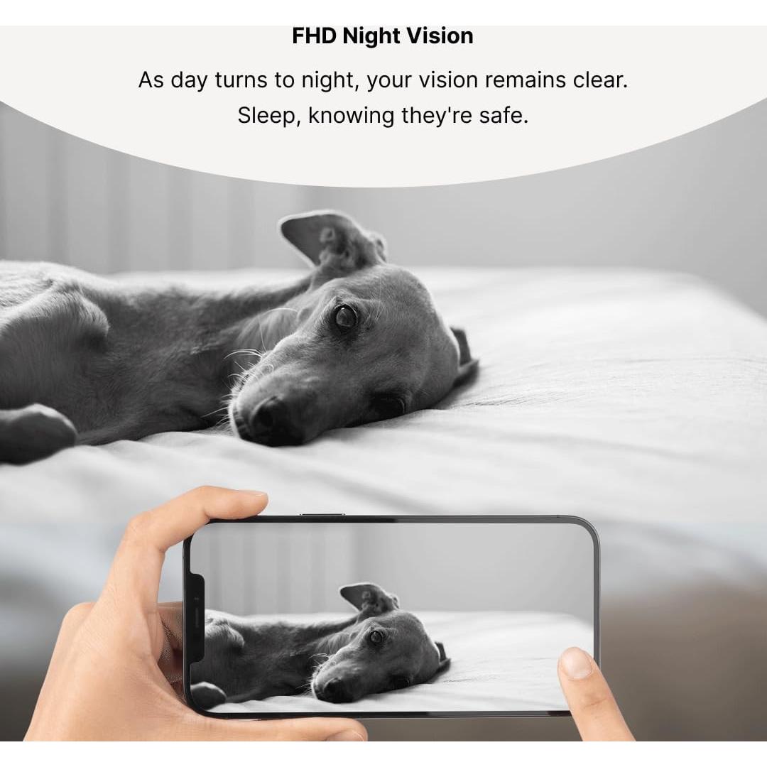 Cámara para Mascotas WaggleCam 2K con Dispensador de Golosinas