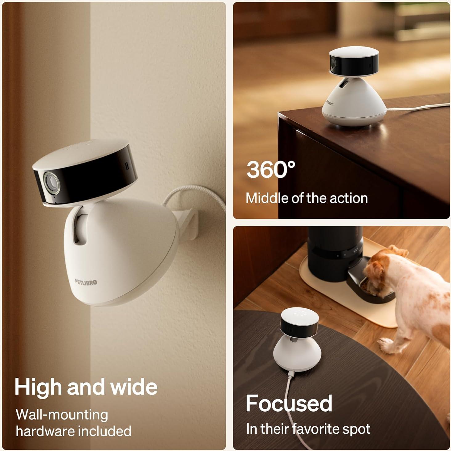 Cámara para Mascotas PETLIBRO PLPC001 360° Reconocimiento AI