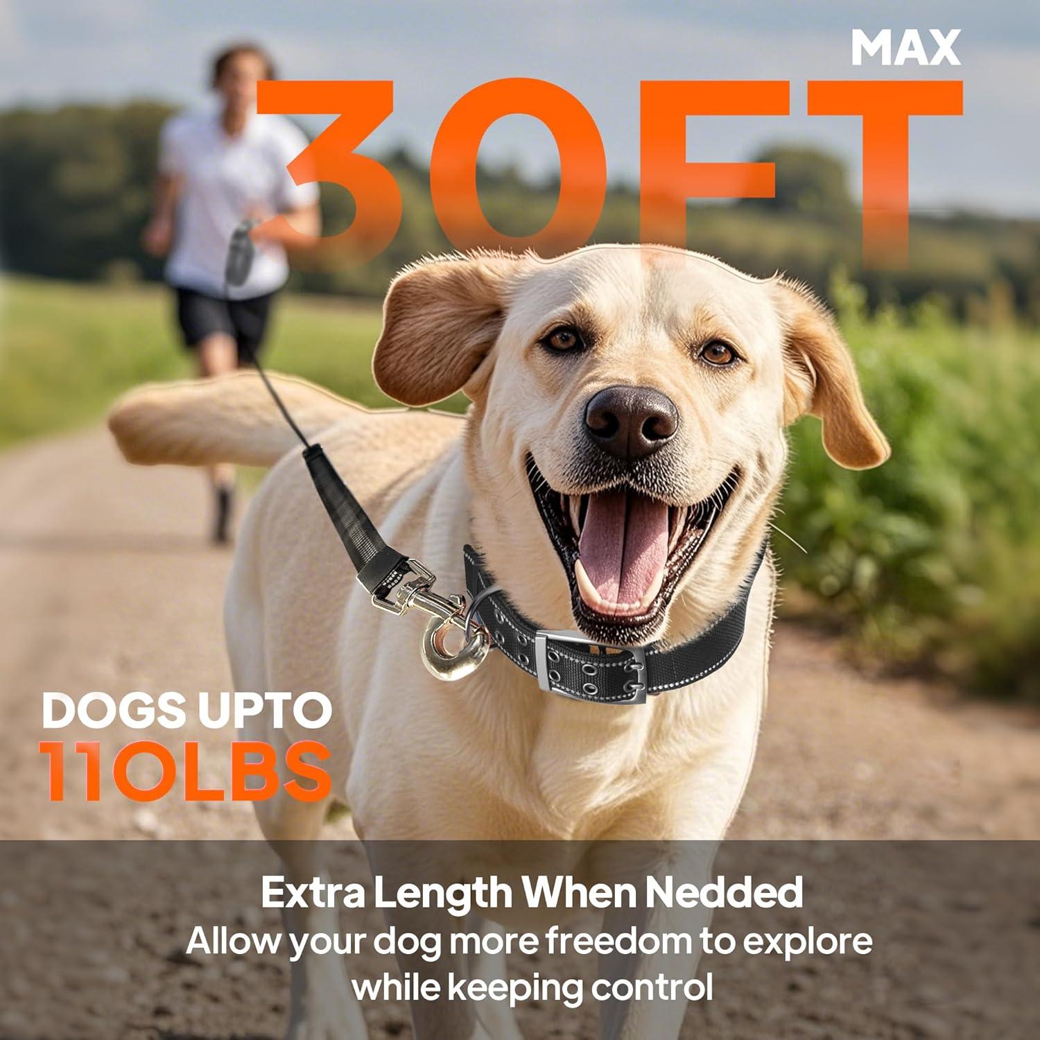 Correa Retráctil Twoear 9M para Perros hasta 50 KG - Resistente y Sin Enredos