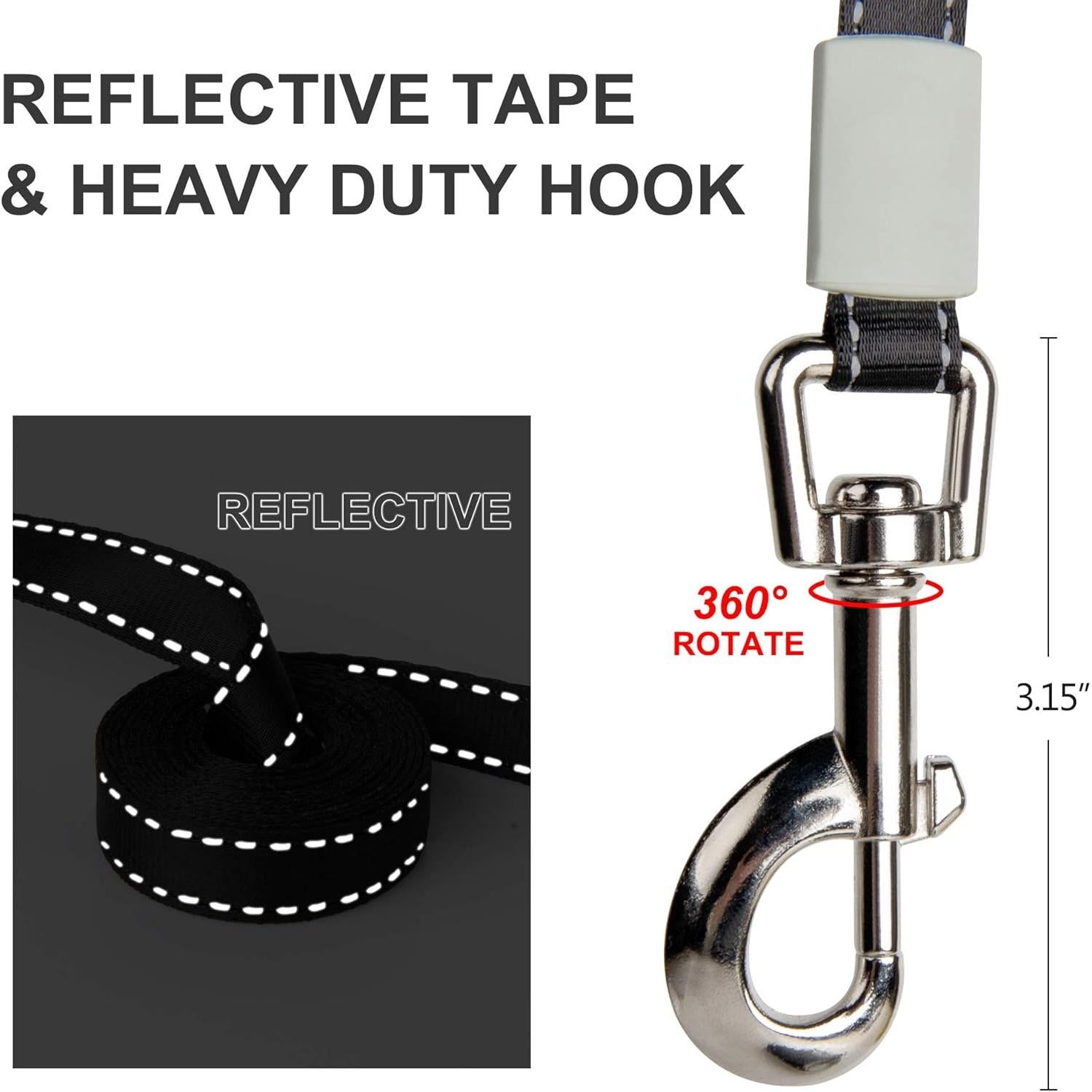 Correa Retráctil para Perros Fida 7.92m Alta Resistencia Azul