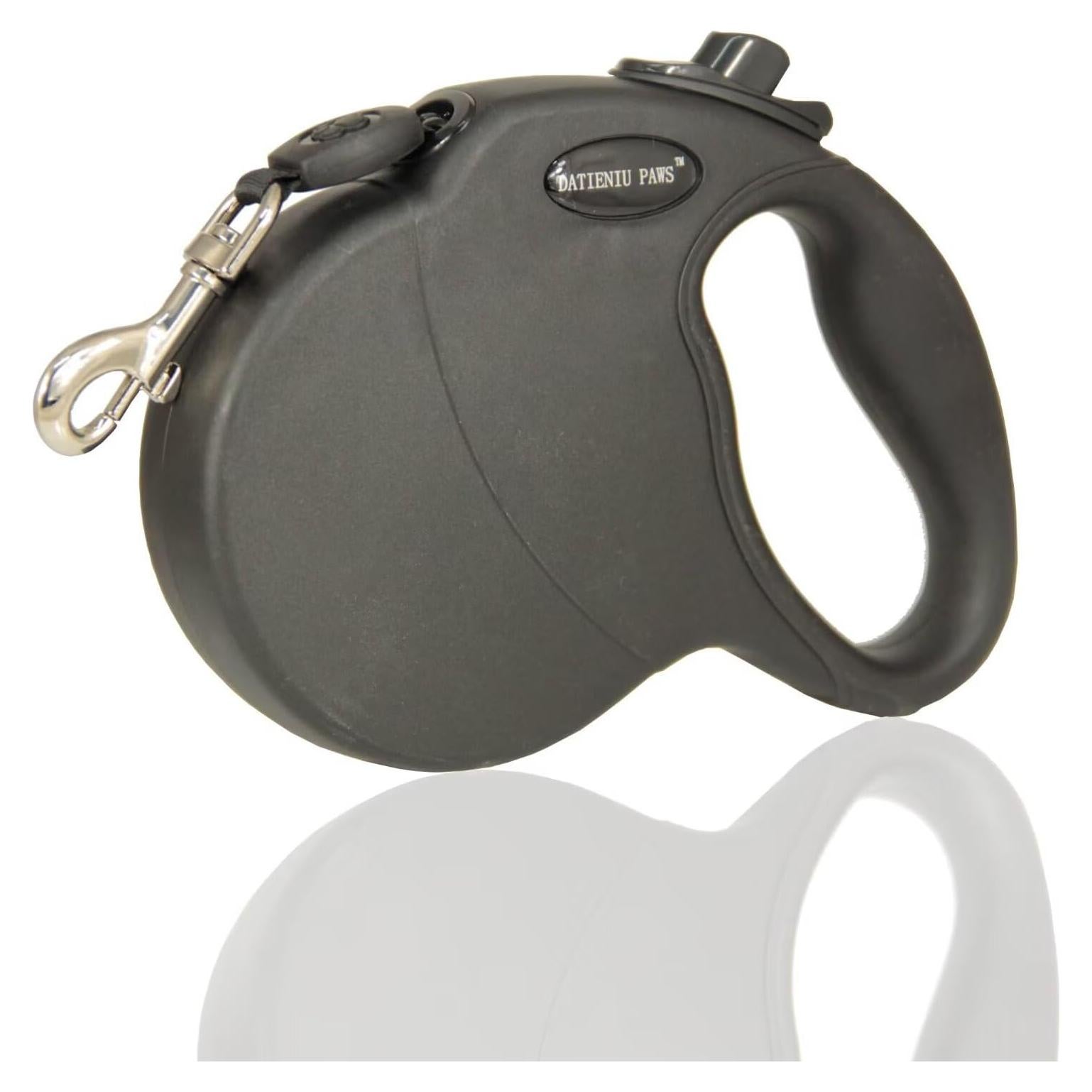 Correa de Perro Retráctil DATIENIU PAWS 5m Ajustable Negra