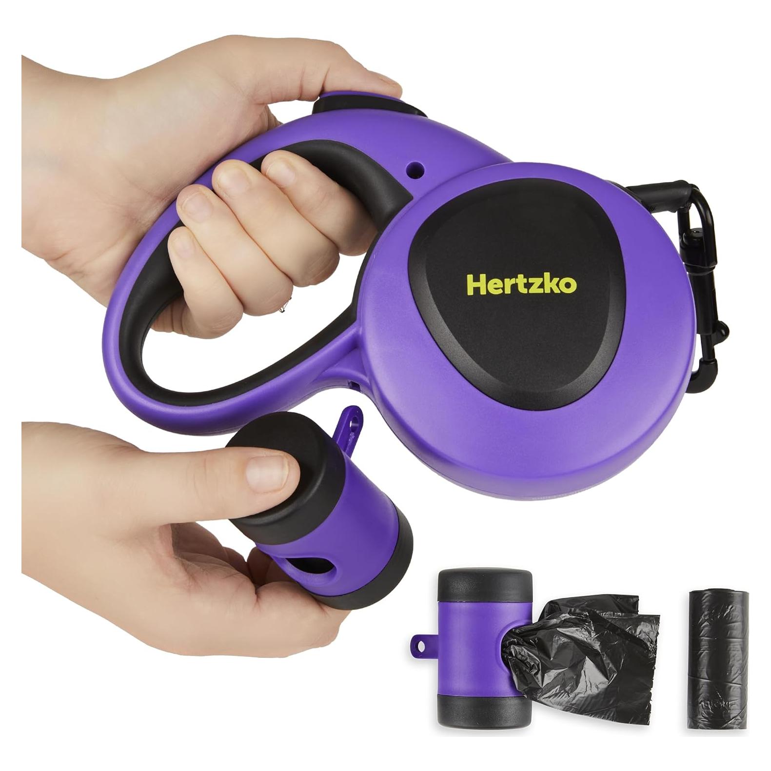 Correa Retráctil para Perros Hertzko 4.88 m Nylon 50 kg