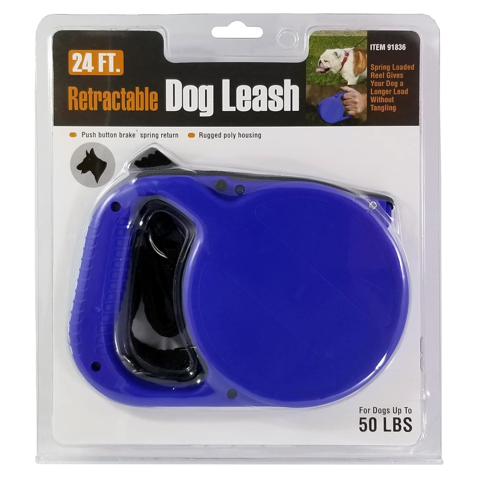 Correa Retráctil para Perros Harbor Freight 7.3 m hasta 22.68 kg