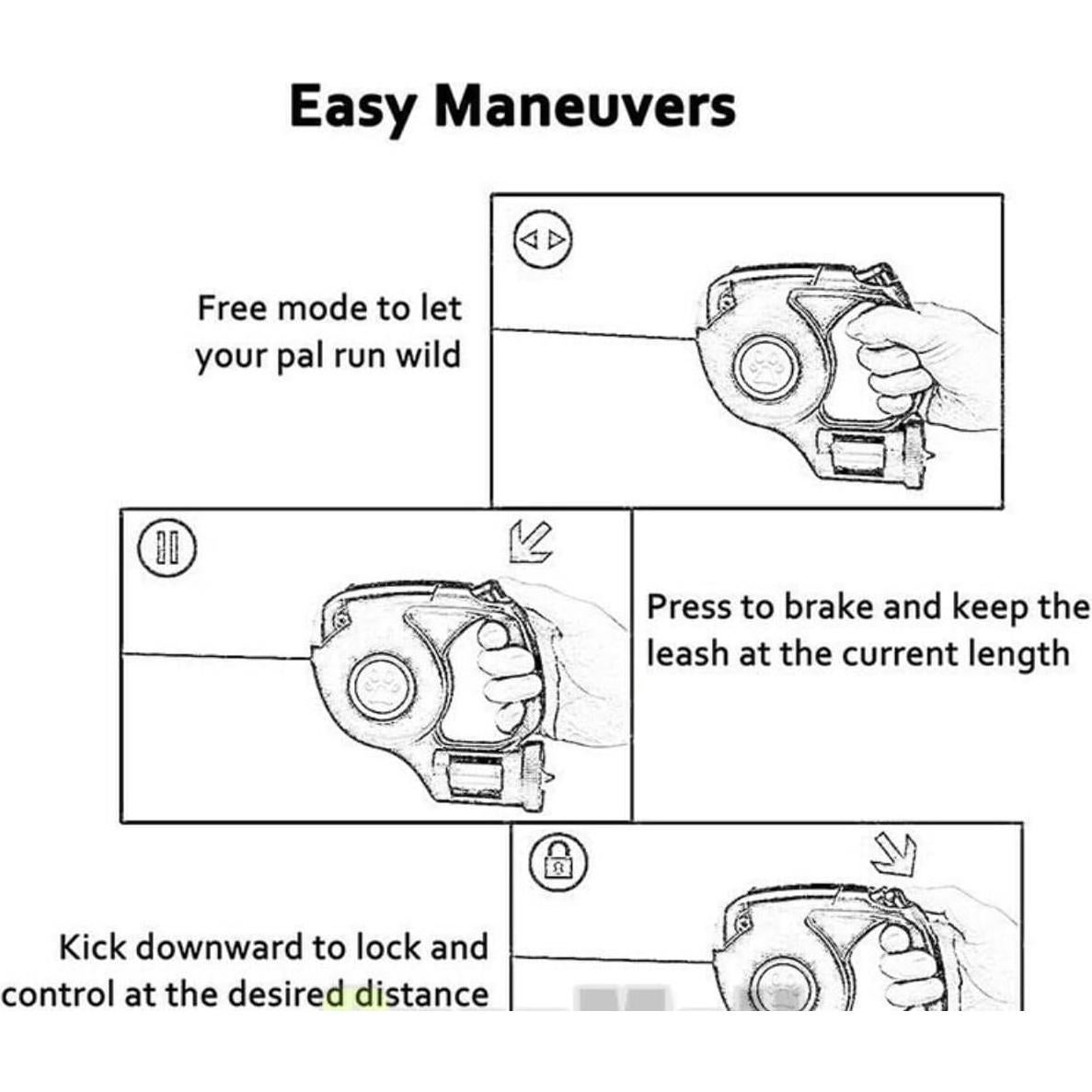 Correa Retráctil para Perro OSMA 5M Alta Resistencia con Luz LED